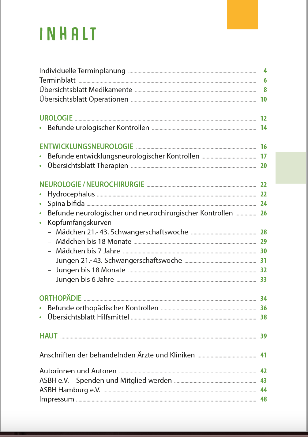 U7-Untersuchungsheft für Kinder