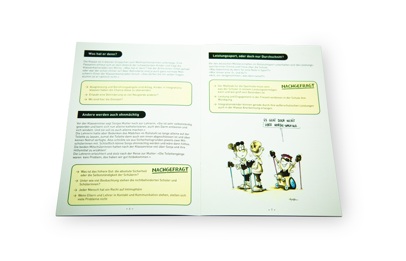 Die Inklusionsfibel – mit Cartoons von Phil Hubbe